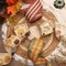 Fall Burlap Plaid Ribbon Wired 2 1/2" x 6 Yards 4 Rolls, Animal Park Ribbon for Autumn Wreath Thanksgiving Christmas Farm Gift Wrapping Home Decor